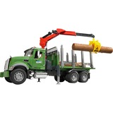 bruder MACK Granite Halfpipe dump truck veicolo giocattolo, Veicolo modello verde, 3 anno/i, ABS sintetico, Nero, Blu
