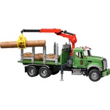 bruder MACK Granite Halfpipe dump truck veicolo giocattolo, Veicolo modello verde, 3 anno/i, ABS sintetico, Nero, Blu