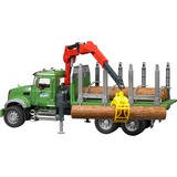 bruder MACK Granite Halfpipe dump truck veicolo giocattolo, Veicolo modello verde, 3 anno/i, ABS sintetico, Nero, Blu