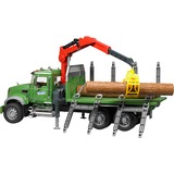 bruder MACK Granite Halfpipe dump truck veicolo giocattolo, Veicolo modello verde, 3 anno/i, ABS sintetico, Nero, Blu