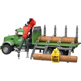 bruder MACK Granite Halfpipe dump truck veicolo giocattolo, Veicolo modello verde, 3 anno/i, ABS sintetico, Nero, Blu