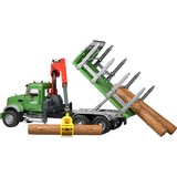 bruder MACK Granite Halfpipe dump truck veicolo giocattolo, Veicolo modello verde, 3 anno/i, ABS sintetico, Nero, Blu
