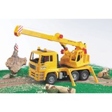 bruder MAN Crane truck (without Light and Sound Module) veicolo giocattolo 4 anno/i, ABS sintetico, Giallo