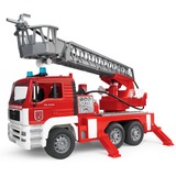 bruder MAN Fire engine with selwing ladder veicolo giocattolo rosso/Bianco, 4 anno/i, ABS sintetico, Multicolore