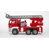 bruder MAN Fire engine with selwing ladder veicolo giocattolo rosso/Bianco, 4 anno/i, ABS sintetico, Multicolore