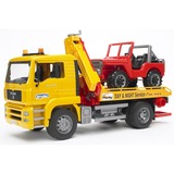 bruder MAN TGA Breakdown truck with cross country vehicle veicolo giocattolo 4 anno/i, ABS sintetico, Multicolore