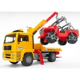 bruder MAN TGA Breakdown truck with cross country vehicle veicolo giocattolo 4 anno/i, ABS sintetico, Multicolore