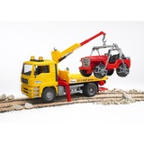 bruder MAN TGA Breakdown truck with cross country vehicle veicolo giocattolo 4 anno/i, ABS sintetico, Multicolore