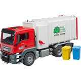bruder Man Tgs Trasporto Rifiuti Caricamento Laterale, Veicolo modello Bianco, Plastica, 0,25 anno/i, Ragazzo, Rosso, 8,25 anno/i
