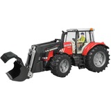 bruder Massey Ferguson 7624 with frontloader veicolo giocattolo, Veicolo modello 3 anno/i, Rosso