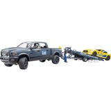 bruder Ram 2500 Power Wagon Con Roadster Racing Team, Veicolo modello 