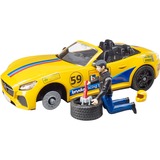 bruder Ram 2500 Power Wagon Con Roadster Racing Team, Veicolo modello 