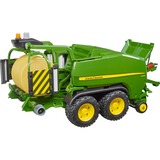 bruder Rimorchio John Deere Pressaballe C441R verde