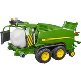 bruder Rimorchio John Deere Pressaballe C441R verde