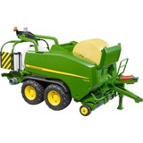 bruder Rimorchio John Deere Pressaballe C441R, Veicolo modello verde