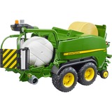 bruder Rimorchio John Deere Pressaballe C441R, Veicolo modello verde