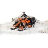 bruder Snowmobil m. Fahrer u. Ausst.| 63101 veicolo giocattolo arancione /Nero, Modellino di gatto delle nevi, Acrilonitrile butadiene stirene (ABS), Multicolore