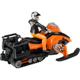 bruder Snowmobil m. Fahrer u. Ausst.| 63101 veicolo giocattolo, Veicolo modello arancione /Nero, Modellino di gatto delle nevi, Acrilonitrile butadiene stirene (ABS), Multicolore