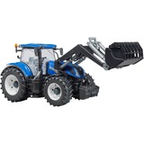 bruder Trattore New Holland T7.315 Con Benna blu/grigio, Blu, Plastica, 0,25 anno/i, Ragazzo, 8,25 anno/i, 1 pezzo(i)