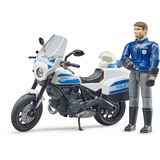 bruder bworld Scrambler Ducati moto della polizia, Veicolo modello 