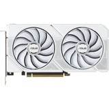 ASUS Dual -RTX5060TI-O16G-WHITE NVIDIA GeForce RTX 5060 Ti 16 GB GDDR7, Scheda grafica bianco, GeForce RTX 5060 Ti, 16 GB, GDDR7, 128 bit, 7680 x 4320 Pixel, PCI Express 5.0