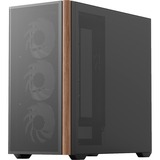 Aerocool D301A Mini Tower Nero, Legno, Chassis Tower Nero, Mini Tower, PC, Nero, Legno, micro ATX, Mini-ITX, Acrilonitrile butadiene stirene (ABS), SPCC, Gaming
