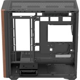 Aerocool D301A Mini Tower Nero, Legno, Chassis Tower Nero, Mini Tower, PC, Nero, Legno, micro ATX, Mini-ITX, Acrilonitrile butadiene stirene (ABS), SPCC, Gaming