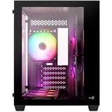 Aerocool Dryft Mini Mini Tower Nero, Chassis Tower Nero, Mini Tower, PC, Nero, ATX, micro ATX, Mini-ITX, SPCC, Vetro temperato, Gaming
