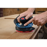 Bosch GEX 12V-150-3, 0601373300, Levigatrice orbitale casuale blu/Nero