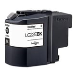 Brother LC22EBK cartuccia d'inchiostro 1 pz Originale Nero Nero, Inchiostro a base di pigmento, 1 pz, 2400 pagine, Confezione singola