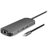 Chieftec DSC-901 docking station per dispositivo mobile Grigio titanio, USB tipo-C, Grigio