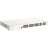 D-Link DBS-2000-28MP switch di rete Gestito L2 Gigabit Ethernet (10/100/1000) Grigio, Interruttore Gestito, L2, Gigabit Ethernet (10/100/1000), Montaggio rack