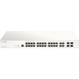 D-Link DBS-2000-28MP switch di rete Gestito L2 Gigabit Ethernet (10/100/1000) Grigio, Interruttore Gestito, L2, Gigabit Ethernet (10/100/1000), Montaggio rack
