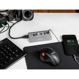 DeLOCK Hub USB 10 Gbps con 4 porte USB tipo A + 1 porta di ricarica rapida grigio