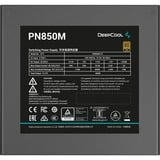 DeepCool R-PN850M-FC0B-EU, Alimentatore PC Nero