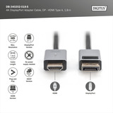 Digitus Cavo adattatore DisplayPort > HDMI, UHD 4K Nero
