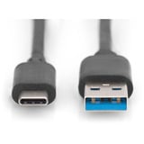 Digitus Cavo di collegamento USB 3.2 Gen 1 USB-A > USB-C Nero