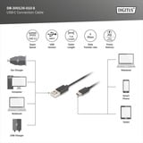 Digitus Cavo di collegamento USB 3.2 Gen 1 USB-A > USB-C Nero