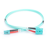 Digitus Cavo patch LWL, duplex, connettore LC > SC, multimodale OM3 turchese