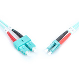 Digitus Cavo patch LWL, duplex, connettore LC > SC, multimodale OM3 turchese