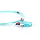 Digitus Cavo patch LWL, duplex, connettore LC > SC, multimodale OM3 turchese