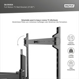 Digitus DA-90454, Montaggio a parete Nero (opaco)