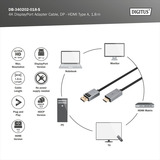 Digitus DB-340202-018-S, Cavo Nero
