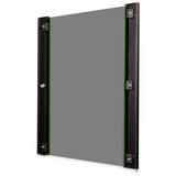 Digitus Porta frontale in vetro per armadio da parete 19" 16U serie Unique, Pannello frontale Nero