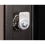 Digitus Porta frontale in vetro per armadio da parete 19" 16U serie Unique, Pannello frontale Nero