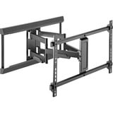 Digitus Supporto TV a movimento completo 37" - 80", Montaggio a parete Nero (opaco)