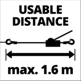 EINHELL Argano a leva manuale TC-LW 2000 rosso