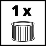 Einhell 2351250 accessorio e ricambio per aspirapolvere Aspiratore a cilindro Filtro Aspiratore a cilindro, Filtro, Nero, Einhell, TE-VC 2230 SAC