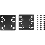 Fractal Design FD-A-BRKT-003 parte del case del computer Universale Staffa di montaggio HDD, Telaio di montaggio Nero, Universale, Staffa di montaggio HDD, Acciaio, Nero, 2.5,3.5", 120 mm