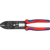 KNIPEX 97 21 215 C, Pinza crimpatrice rosso/Blu